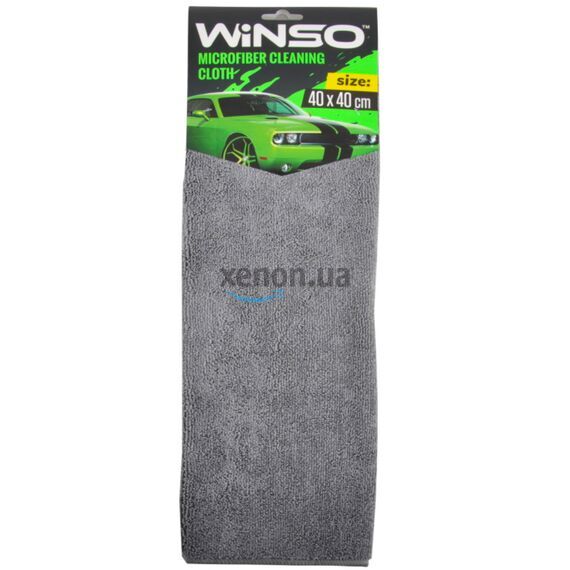 WINSO Mictofiber Cleaning Cloth микрофибра малой плотности серая 40х40 см