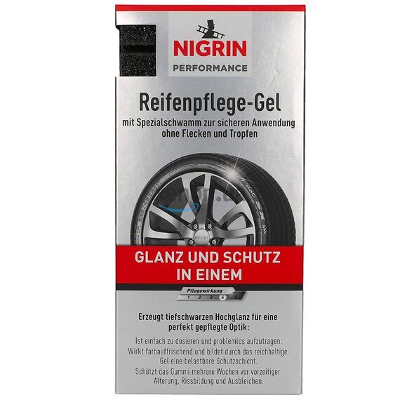 NIGRIN Performance Reifen-Gel гель для чернения и консервации покрышек в наборе 300 мл