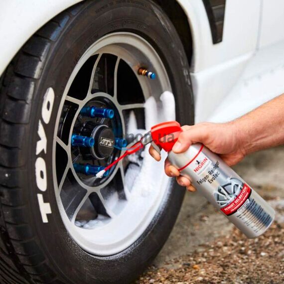 NIGRIN Performance Felgen-Reiniger EvoTec Aerosol пінний очисник дисків з індикатором 500 мл, зображення 3