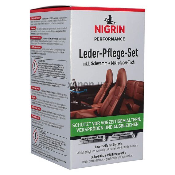 NIGRIN Performance Leder-Pflege-Set Seife +Balsam набор для ухода за кожей 2х250 мл, изображение 2