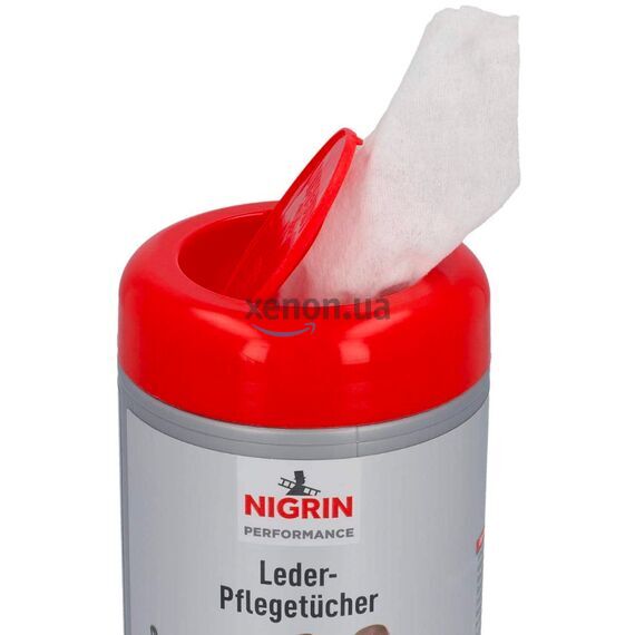 NIGRIN Performance Leder-Pflegetücher mit Bienenwachs салфетки для кожи авто (очистка и защита) 36 шт, изображение 2