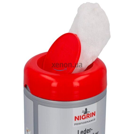 NIGRIN Performance Leder-Pflegetücher mit Bienenwachs салфетки для кожи авто (очистка и защита) 36 шт, изображение 3