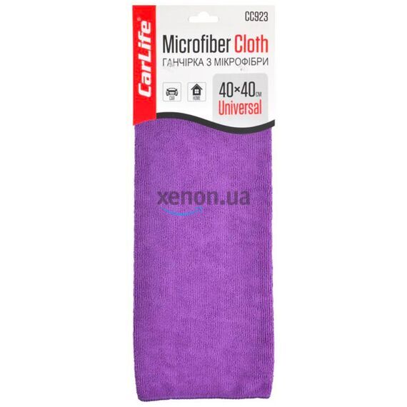 CarLife Mictofiber Cloth Universal микрофибра малой плотности фиолетовая 40х40 cм