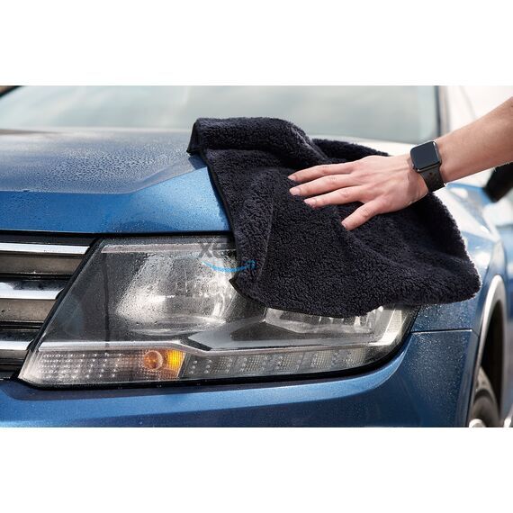 WIPERS Schwarzes MikrofaserTüch чорна універсальна серветка з мікрофібри (Німеччина) 40х40 см 500 gsm, зображення 5