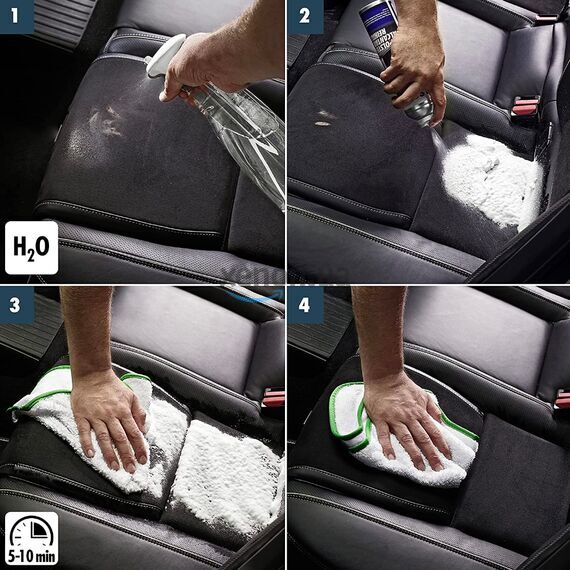 SONAX XTREME Polster+Alcantara Reiniger очиститель для обивки салона и алькантары 400 мл, изображение 3