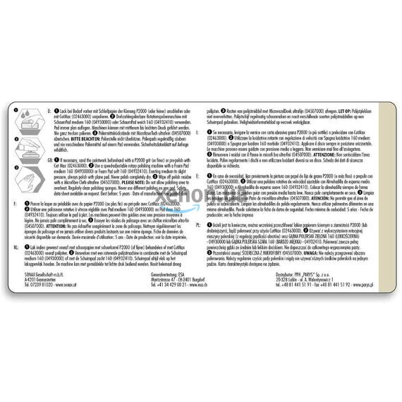 SONAX PROFILINE Perfect Finish 04-06 паста для финишной полировки автомобиля 250 мл, Объем: 250 мл, изображение 8