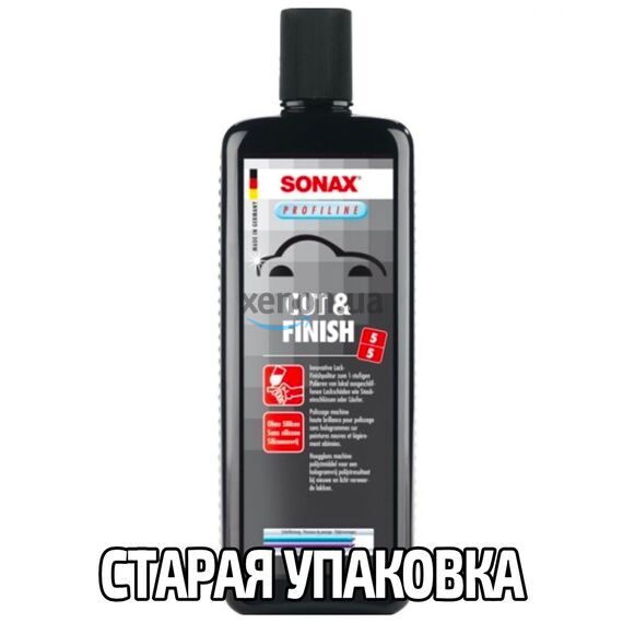 SONAX PROFILINE Cut +Finish 05-05 одношаговая полировальная паста 1 л, Объем: 1 л, изображение 8