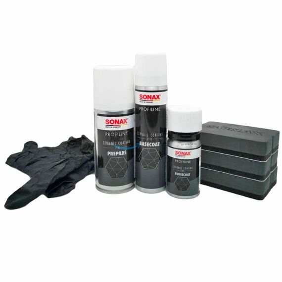 SONAX PROFILINE 06-03 CC Evo Ceramic Coating керамическое защитное покрытие для автомобиля в наборе, изображение 2 SONAX PROFILINE 06-03 CC Evo Ceramic Coating керамическое защитное покрытие для автомобиля в наборе, изображение 2