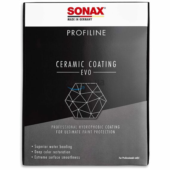 SONAX PROFILINE 06-03 CC Evo Ceramic Coating керамическое защитное покрытие для автомобиля в наборе, изображение 6 SONAX PROFILINE 06-03 CC Evo Ceramic Coating керамическое защитное покрытие для автомобиля в наборе, изображение 6