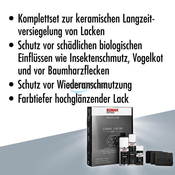 SONAX PROFILINE 06-03 CC Evo Ceramic Coating керамическое защитное покрытие для автомобиля в наборе, изображение 15 SONAX PROFILINE 06-03 CC Evo Ceramic Coating керамическое защитное покрытие для автомобиля в наборе, изображение 15