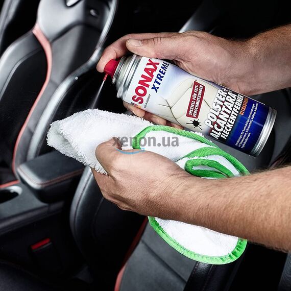 SONAX XTREME Polster + Alcantara Fleckentferner сухая химчистка ткани и алькантары 300 мл, изображение 2