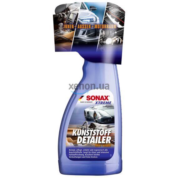 SONAX XTREME Kunststoff Detailer Дітейлер для полірування та захисту зовнішнього та внутрішнього пластику 500 мл, зображення 2
