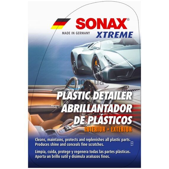 SONAX XTREME Kunststoff Detailer Дітейлер для полірування та захисту зовнішнього та внутрішнього пластику 500 мл, зображення 5