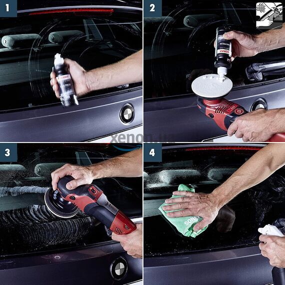 SONAX PROFILINE Glass Polish полироль для стекла 250 мл, изображение 4