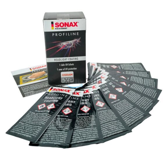 SONAX PROFILINE Headlight Coating керамическое защитное покрытие для пластиковых фар, изображение 5