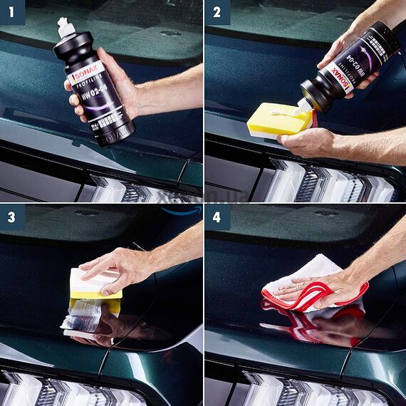 SONAX PROFILINE HW 02-04 твердый воск карнаубы 250 мл, Объем: 250 мл, изображение 3