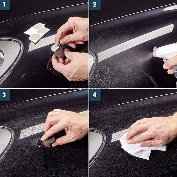 SONAX KratzerEntferner Set набор для удаления царапин 50 мл, изображение 3