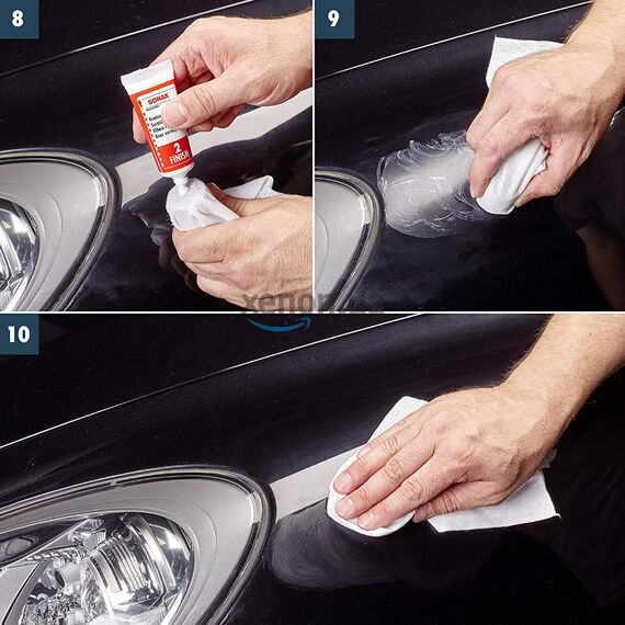 SONAX KratzerEntferner Set набор для удаления царапин 50 мл, изображение 5