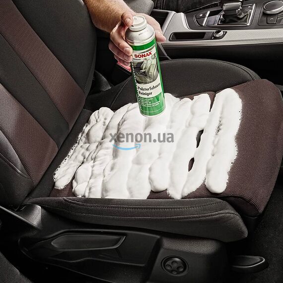 SONAX Foam Upholstery Cleaner пінний очисник плям текстильного салону 400 мл, зображення 3 SONAX Foam Upholstery Cleaner пінний очисник плям текстильного салону 400 мл, зображення 3