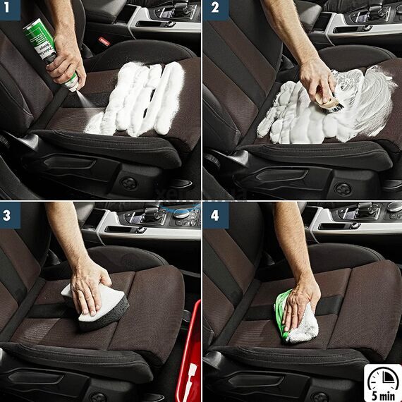 SONAX Foam Upholstery Cleaner пінний очисник плям текстильного салону 400 мл, зображення 4 SONAX Foam Upholstery Cleaner пінний очисник плям текстильного салону 400 мл, зображення 4