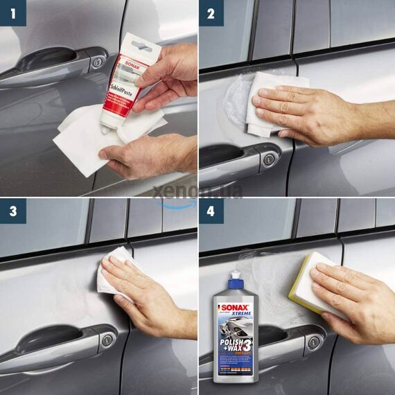 SONAX SchleifPaste универсальный антицарапин для ручного исплльзования 75 мл, изображение 4