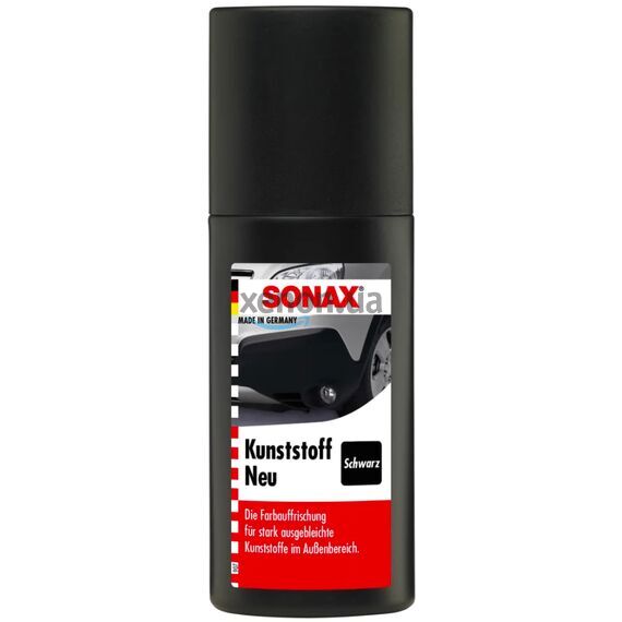 SONAX Knuststoff Neu (Plastic New Black) чернитель пластика с аппликатором 100 мл, изображение 2