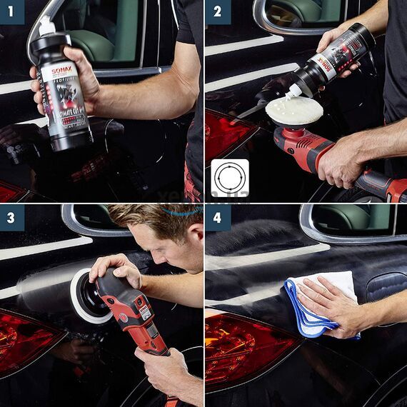 SONAX PROFILINE Ultimate Cut 6+/3 абразивная полировальная паста для кузова 1 л, изображение 3