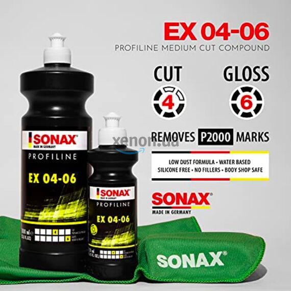 SONAX PROFILINE EX 04-06 паста для финишной полировки 250 мл, Объем: 250 мл, изображение 7