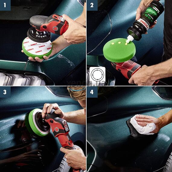 SONAX PROFILINE Express Polish XP 02-06 одношаговая паста для полировки кузова 1 л, изображение 3