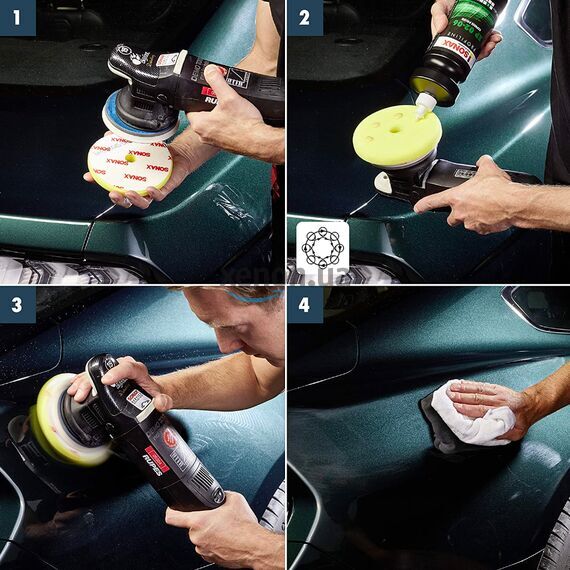 SONAX PROFILINE Express Polish XP 02-06 одношаговая паста для полировки кузова 1 л, изображение 5