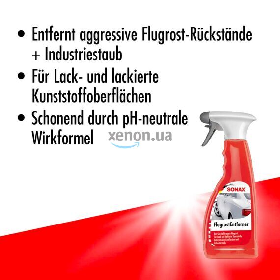 SONAX Flugrost Entferner преобразователь и очиститель ржавчины 500 мл, Объем: 500 мл, изображение 7 SONAX Flugrost Entferner преобразователь и очиститель ржавчины 500 мл, Объем: 500 мл, изображение 7