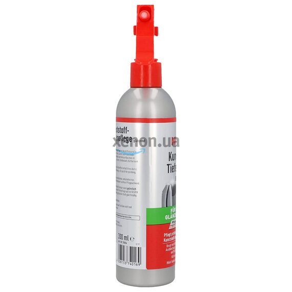 NIGRIN Kunststoff Tiefenpflege Glanzend глубокий очиститель полироль для пластика с глянцевым эффектом 300 мл, изображение 4