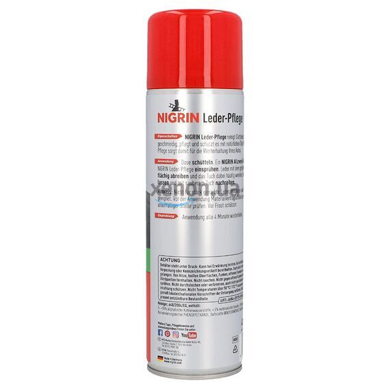 NIGRIN Leder-Pflege интенсивный очиститель и кондиционер для кожи 2 в 1 400 мл, изображение 3