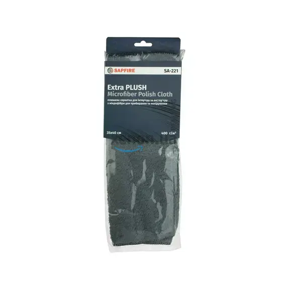 Sapfire SA-221 (401127) салфетка плюшевая из микрофибры 35x40 см, изображение 2 Sapfire SA-221 (401127) салфетка плюшевая из микрофибры 35x40 см, изображение 2