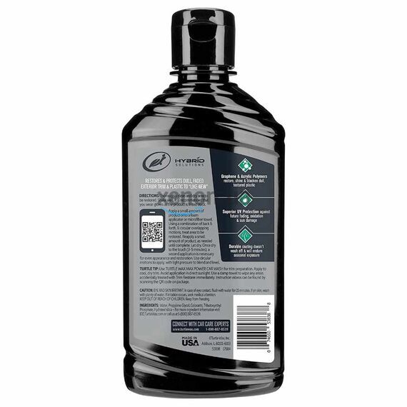 Turtle Wax Hybrid Solutions Graphene Acrylic Trim Restorer восстановитель пластика с графеном 300 мл, изображение 2 Turtle Wax Hybrid Solutions Graphene Acrylic Trim Restorer восстановитель пластика с графеном 300 мл, изображение 2