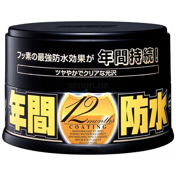 SOFT99 Fusso Coat 12 Months Protection Black долговременный воск для темных автомобилей 200 г, изображение 6