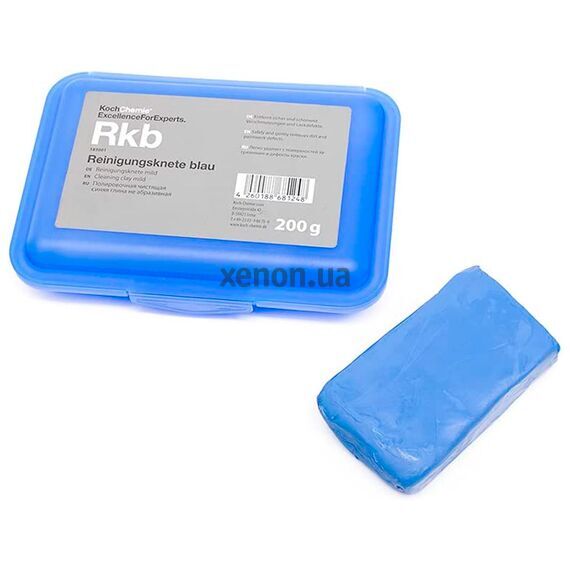 Koch Chemie REINIGUNGSKNETE BLAU полировочная чистящая глина синяя 200 г, Цвет: Синий, Объем: 200 г, изображение 2