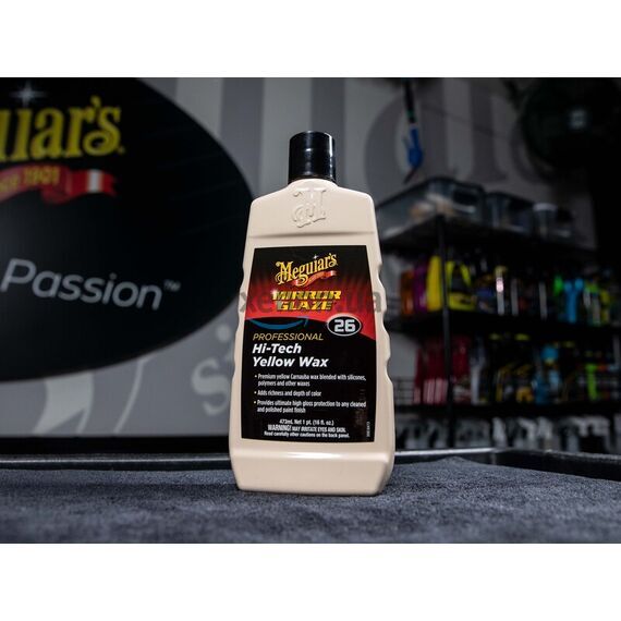 Meguiars Professional Hi Tech Yellow Wax глейз для зеркального блеска (желтый воск) 473 мл, Объем: 473 мл, изображение 4