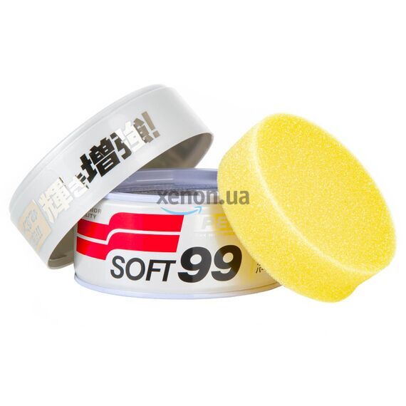 SOFT99 Pearl & Metallic Soft Wax віск для світлих автомобілів, що очищає 320 г, зображення 2