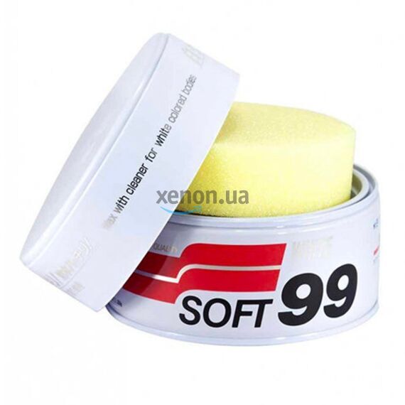 SOFT99 Pearl & Metallic Soft Wax віск для світлих автомобілів, що очищає 320 г, зображення 3