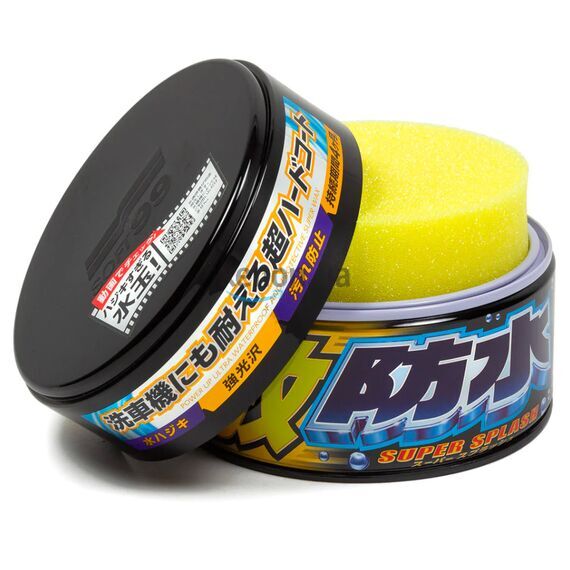 SOFT99 Water Block Wax Black водоотталкивающий воск для темных автомобилей 300 мл, изображение 2