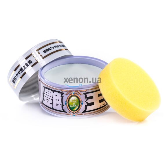 SOFT99 The King of Gloss White воск для белых автомобилей 200 г