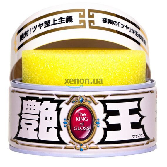 SOFT99 The King of Gloss White воск для белых автомобилей 200 г, изображение 4