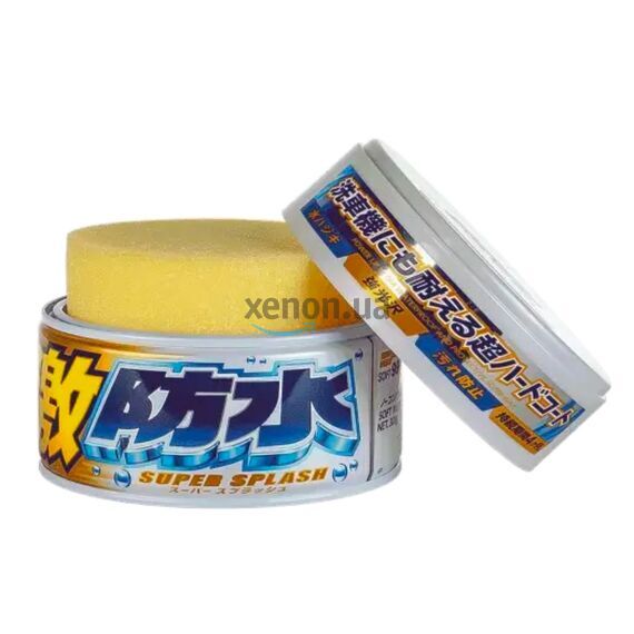 SOFT99 Water Block Wax White водоотталкивающий воск для белых автомобилей 300 мл, изображение 3
