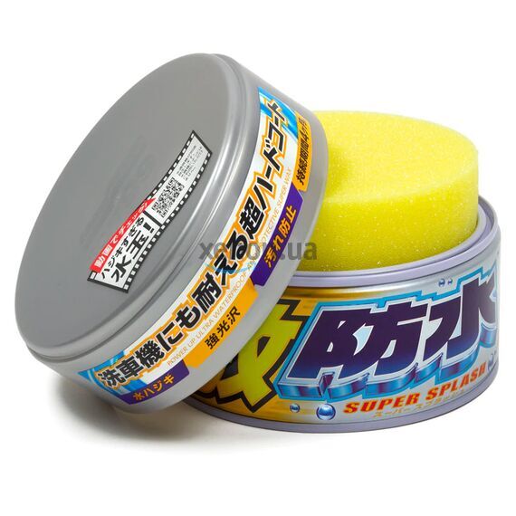 SOFT99 Water Block Wax Pearl and Metallic водоотталкивающий воск для светлых автомобилей 300 мл, изображение 3