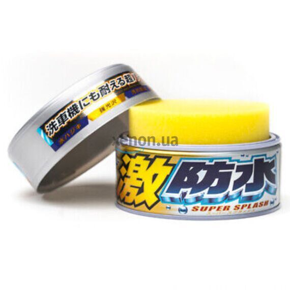 SOFT99 Water Block Wax Gloss Type Pearl and Metallic віск з гідрофобом та блиском для світлих автомобілів 200 г, зображення 2