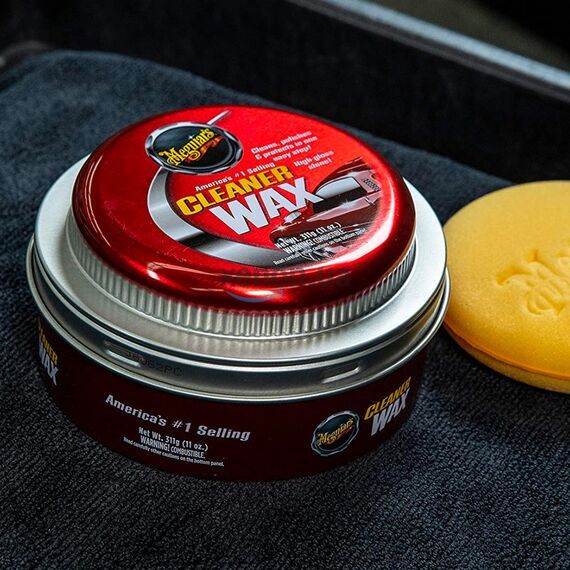 Meguiars Cleaner Wax Paste очищающий твердый воск 311 г, изображение 4