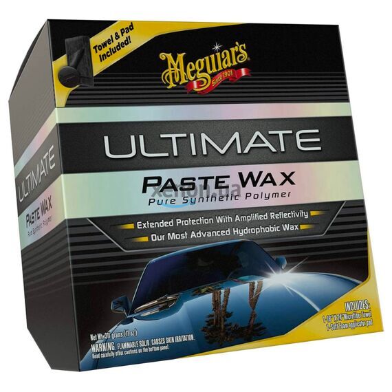 Meguiars Ultimate Paste Wax воск синтетический твердый (набор) 311 г, изображение 7