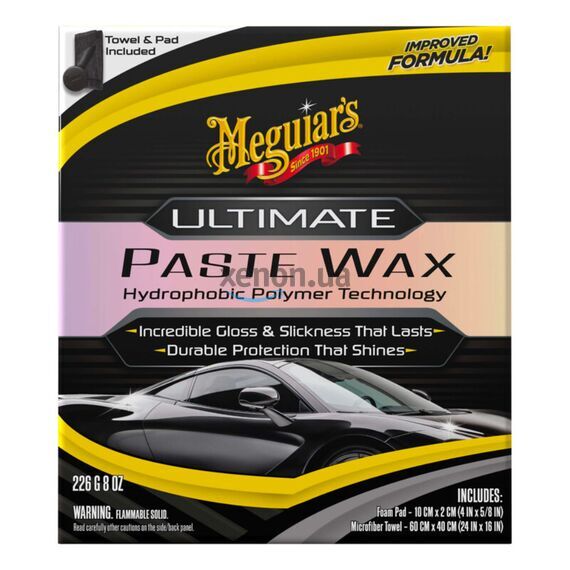 Meguiars Ultimate Paste Wax синтетичний віск 226 г, зображення 3