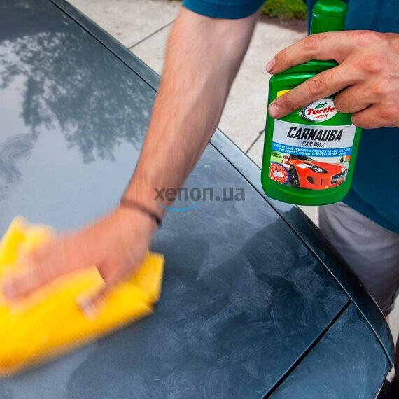 Turtle Wax Carnauba Car Wax рідкий восковий поліроль з карнабою 500 мл, зображення 8 Turtle Wax Carnauba Car Wax рідкий восковий поліроль з карнабою 500 мл, зображення 8